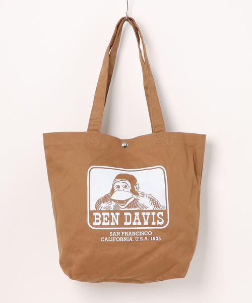 BEN DAVIS（ベンデイビス）の「【BEN DAVIS】ベンデイビス TOTE BAG（トートバッグ・メンズ・ブラック/オリーブ/オフホワイト/ブラウン・フリー）」の14枚目の写真