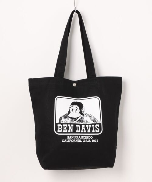 BEN DAVIS（ベンデイビス）の「【BEN DAVIS】ベンデイビス TOTE BAG（トートバッグ・メンズ・ブラック/オリーブ/オフホワイト/ブラウン・フリー）」の12枚目の写真