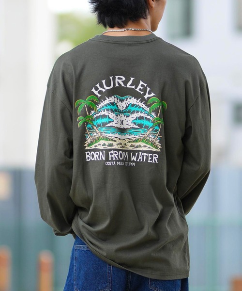 【セール】Hurley/ハーレー ロンTee バックプリント ユニセックス MCLS242027（Tシャツ/カットソー）｜Hurley （ハーレー）