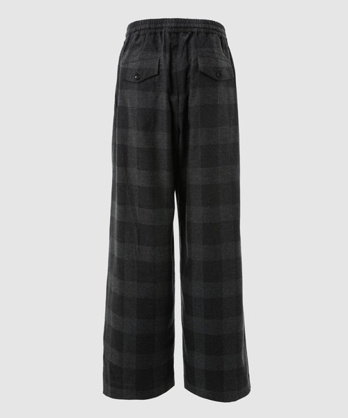 WhoWhat(フーワット)の「BLOCK CHECK WIDE PANTS(その他パンツ・メンズ・ダークグレー・M)」の2枚目の写真