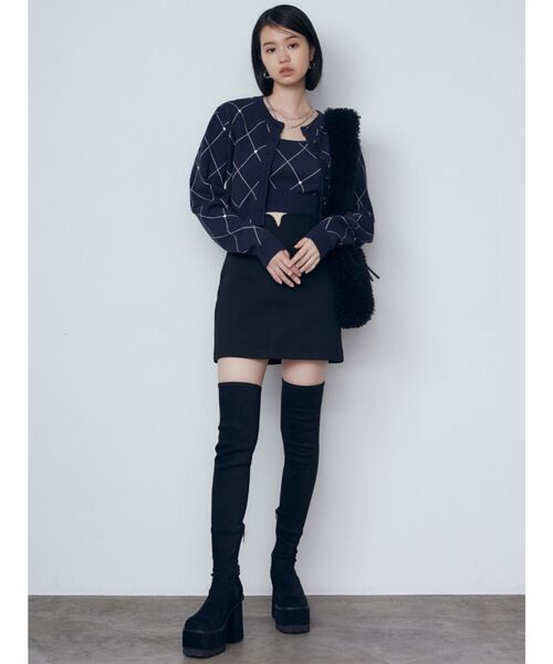 EMODA(エモダ)の「カーブウエストミニスカート(スカート・レディース・グレー/その他/ブラック・SMALL/MEDIUM)」の21枚目の写真