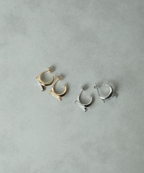 Kana(カナ)の「一粒 ビジュー ハーフフープピアス 結婚式 お呼ばれ パーティー オケージョン(ピアス(両耳用)・レディース・シルバー/ゴールド・フリー)」の14枚目の写真