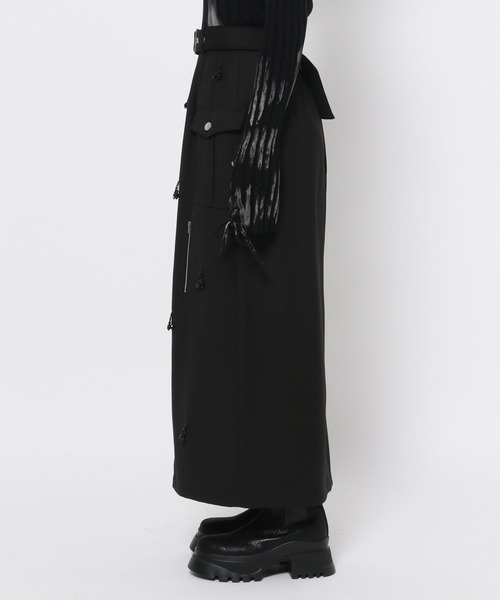 HARE（ハレ）の「【EDGY MODE SET UP対応】ビジューポケットスカート(HARE)（スカート・レディース・ブラック・FREE）」の12枚目の写真