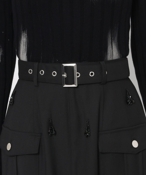 HARE（ハレ）の「【EDGY MODE SET UP対応】ビジューポケットスカート(HARE)（スカート・レディース・ブラック・FREE）」の14枚目の写真