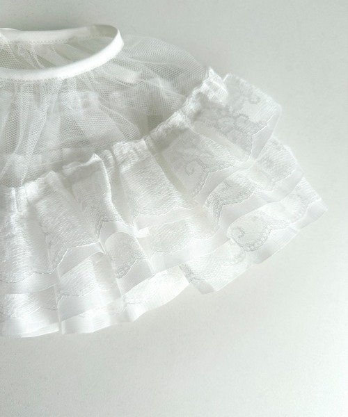 Loueme（ルエム）の「レースティアードフリル付け襟（付け襟・レディース・ブラック/ホワイト・FREE）」の16枚目の写真