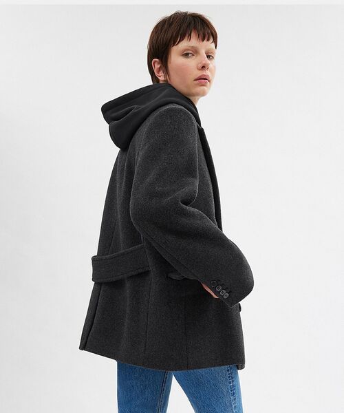 COACH（コーチ）の「ショート コート・リサイクル ウール（その他
