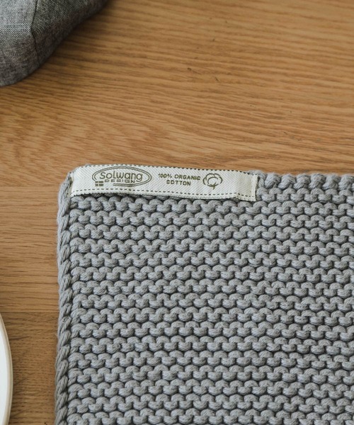 Cinq（シンク）の「CINQ　Solwang ポットホルダー（キッチンツール・レディース・インディゴブルー/グレー系その他/アイボリー・-）」の8枚目の写真