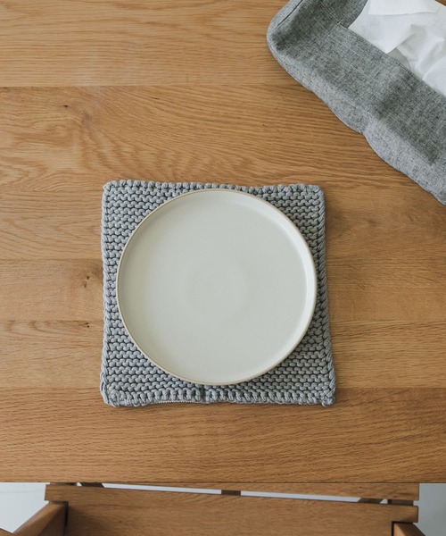 Cinq（シンク）の「CINQ　Solwang ポットホルダー（キッチンツール・レディース・インディゴブルー/グレー系その他/アイボリー・-）」の9枚目の写真