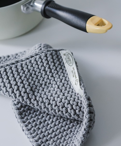 Cinq（シンク）の「CINQ　Solwang ポットホルダー（キッチンツール・レディース・インディゴブルー/グレー系その他/アイボリー・-）」の15枚目の写真