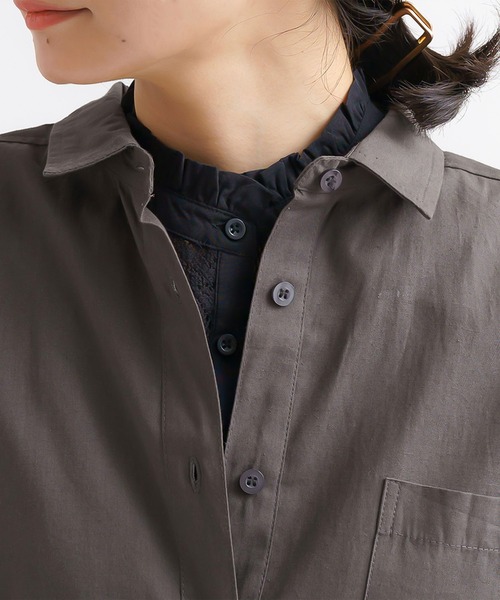 Felt-Maglietta（フェルトマリエッタ）の「コットンレース付け襟（付け襟・レディース・ホワイト系その他/オフホワイト/ホワイト系その他2/ブラック系その他/ブラック/ブラック系その他2・FREE）」の6枚目の写真