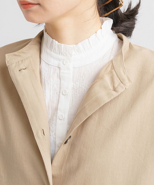 Felt-Maglietta（フェルトマリエッタ）の「コットンレース付け襟（付け襟・レディース・ホワイト系その他/オフホワイト/ホワイト系その他2/ブラック系その他/ブラック/ブラック系その他2・FREE）」の2枚目の写真