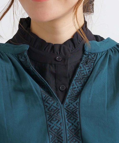 Felt-Maglietta（フェルトマリエッタ）の「コットンレース付け襟（付け襟・レディース・ホワイト系その他/オフホワイト/ホワイト系その他2/ブラック系その他/ブラック/ブラック系その他2・FREE）」の5枚目の写真