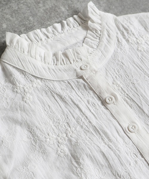 Felt-Maglietta（フェルトマリエッタ）の「コットンレース付け襟（付け襟・レディース・ホワイト系その他/オフホワイト/ホワイト系その他2/ブラック系その他/ブラック/ブラック系その他2・FREE）」の19枚目の写真