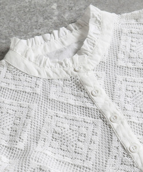 Felt-Maglietta（フェルトマリエッタ）の「コットンレース付け襟（付け襟・レディース・ホワイト系その他/オフホワイト/ホワイト系その他2/ブラック系その他/ブラック/ブラック系その他2・FREE）」の22枚目の写真