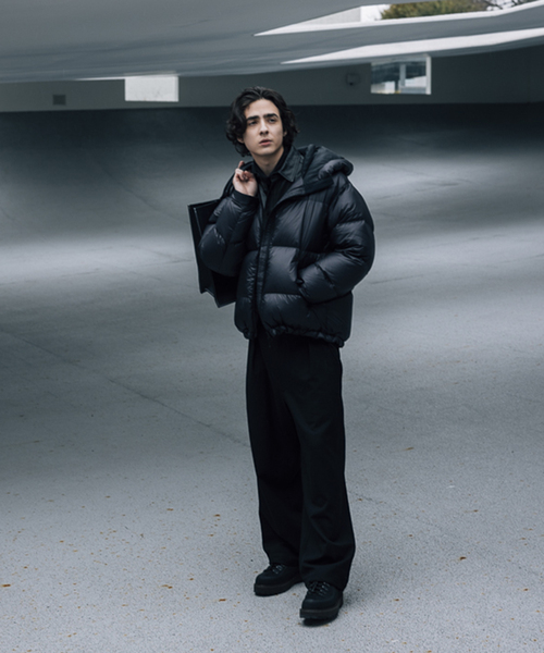 GOLDWIN（ゴールドウィン）の「Goldwin 別注 PERTEX QUANTUM DOWN（ダウンジャケット/コート・メンズ・グレー/ブラック・LARGE/MEDIUM）」の4枚目の写真