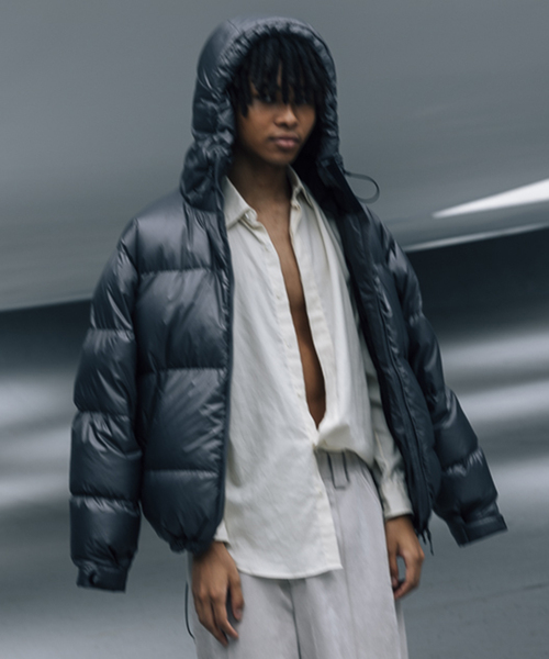 GOLDWIN（ゴールドウィン）の「Goldwin 別注 PERTEX QUANTUM DOWN（ダウンジャケット/コート・メンズ・グレー/ブラック・LARGE/MEDIUM）」の16枚目の写真