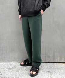 【ZOZO限定】ベルト付きセミワイドスラックスパンツ