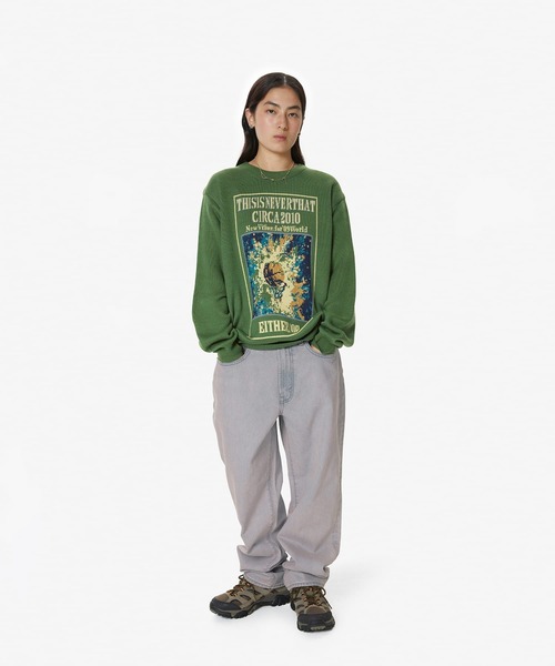 スウェット・トレーナー thisisneverthat Basketball Hoop Knit Sweater Basketball Hoop Knit Sweater – thisisneverthat® JP