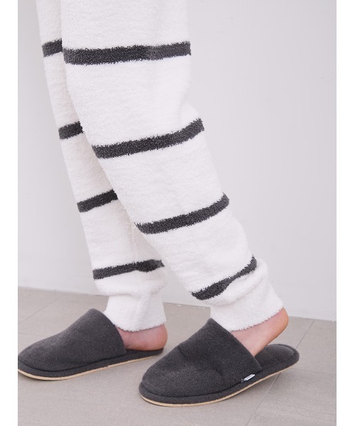 gelato pique（ジェラートピケ）の「【HOMME】パウダーロゴジャガードプルオーバー&ロングパンツセット（ルームウェア/パジャマ・メンズ・チャコールグレー/オフホワイト・MEDIUM/LARGE）」の19枚目の写真