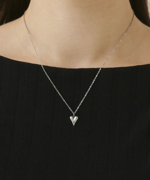 ciite' surgical stainless(シーテサージカルステンレス)の「【 金属アレルギー対応 】 ミニハートネックレス サージカルステンレス(ネックレス・レディース・シルバー/ゴールド・FREE)」の20枚目の写真