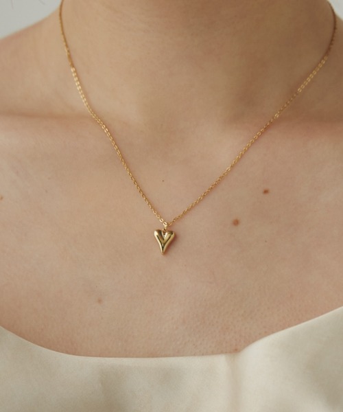 ciite' surgical stainless(シーテサージカルステンレス)の「【 金属アレルギー対応 】 ミニハートネックレス サージカルステンレス(ネックレス・レディース・シルバー/ゴールド・FREE)」の21枚目の写真