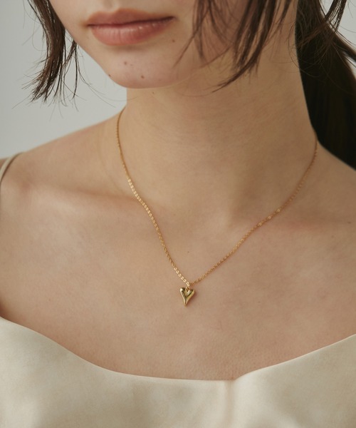 ciite' surgical stainless(シーテサージカルステンレス)の「【 金属アレルギー対応 】 ミニハートネックレス サージカルステンレス(ネックレス・レディース・シルバー/ゴールド・FREE)」の6枚目の写真