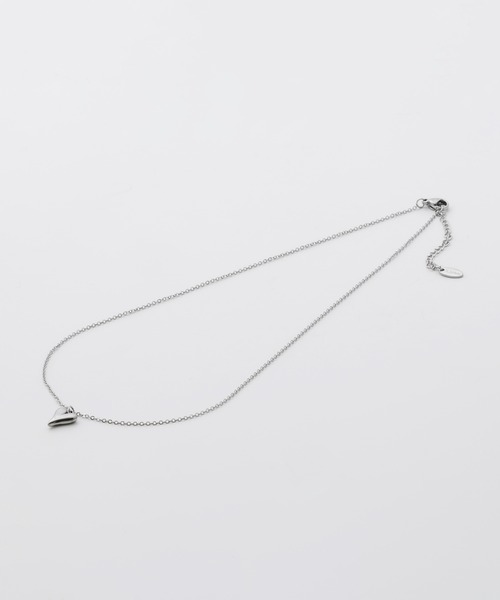ciite' surgical stainless(シーテサージカルステンレス)の「【 金属アレルギー対応 】 ミニハートネックレス サージカルステンレス(ネックレス・レディース・シルバー/ゴールド・FREE)」の9枚目の写真
