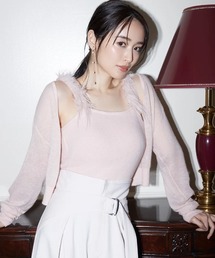 SNIDEL | 【WEB限定】エコファーニットアンサンブル(アンサンブル)