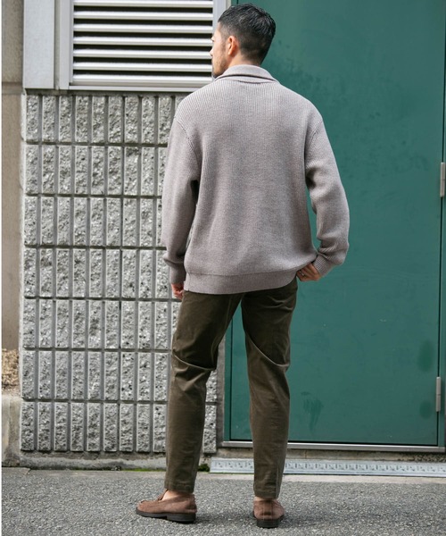 URBAN RESEARCH ROSSO MEN(アーバンリサーチロッソメン)の「『XLサイズあり』メリノウールリラックスポロニット(ニット/セーター・メンズ・ダークブラウン/ネイビー/グレー/ブラック/グレー系その他・SMALL/MEDIUM/LARGE/X-LARGE)」の11枚目の写真