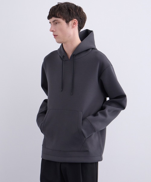 UNITED TOKYO（ユナイテッドトウキョウ）の「Aeroダンボールパーカー ｜ユニセックス着用可能 / 洗える / 防シワ / 速乾 / 軽量（パーカー・メンズ・ライトグレー/グリーン/ダークグレー/ブラック・1/3/2/4）」の22枚目の写真