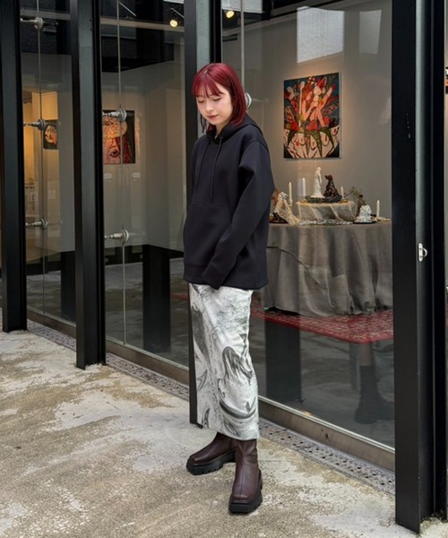 UNITED TOKYO（ユナイテッドトウキョウ）の「Aeroダンボールパーカー ｜ユニセックス着用可能 / 洗える / 防シワ / 速乾 / 軽量（パーカー・メンズ・ライトグレー/グリーン/ダークグレー/ブラック・1/3/2/4）」の19枚目の写真