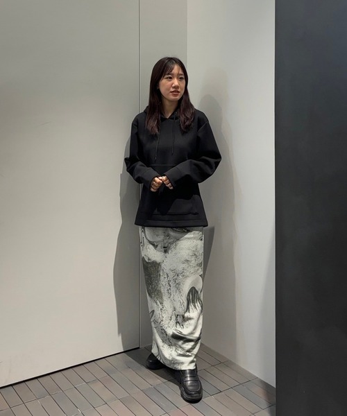 UNITED TOKYO（ユナイテッドトウキョウ）の「Aeroダンボールパーカー ｜ユニセックス着用可能 / 洗える / 防シワ / 速乾 / 軽量（パーカー・メンズ・ライトグレー/グリーン/ダークグレー/ブラック・1/3/2/4）」の17枚目の写真