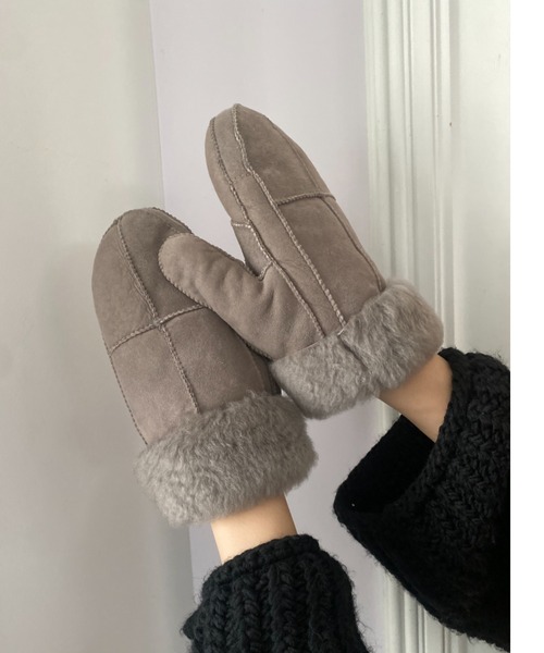 BIRTHDAY BAR(バースデイバー)の「【CONTROL FREAK】ハギムートンミトン(手袋・レディース・ブラック/グレー/キャメル・フリー)」の8枚目の写真