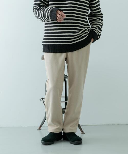 ITEMS URBANRESEARCH（アイテムズ アーバンリサーチ）の「裏フリース ボンディングコーデュロイパンツ（その他パンツ・メンズ・ライトベージュ/ブラック/ブラウン・SMALL/MEDIUM/LARGE）」の7枚目の写真