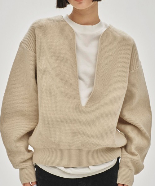 TODAYFUL Slit Neck Knit スリットネックニット/12510502（ニット  