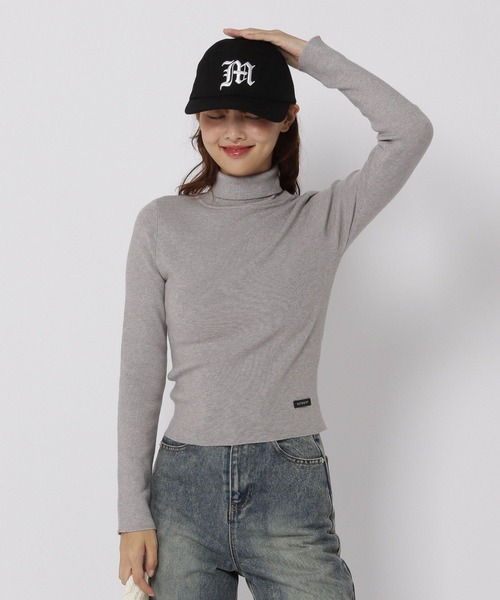 3.3 Field Trip （3.3フィールドトリップ）の「3.3 Field Trip／タートルネックロングスリーブ（ニット/セーター・レディース・グレー/ホワイト/ブラック・FREE）」の3枚目の写真