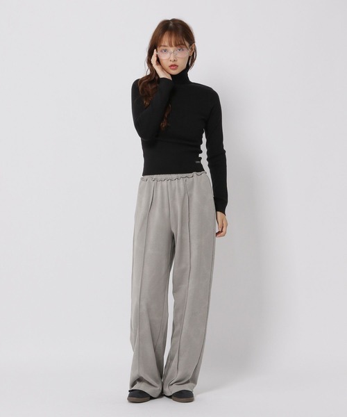 3.3 Field Trip （3.3フィールドトリップ）の「3.3 Field Trip／タートルネックロングスリーブ（ニット/セーター・レディース・グレー/ホワイト/ブラック・FREE）」の16枚目の写真