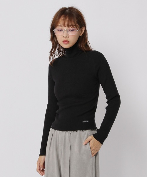 3.3 Field Trip （3.3フィールドトリップ）の「3.3 Field Trip／タートルネックロングスリーブ（ニット/セーター・レディース・グレー/ホワイト/ブラック・FREE）」の21枚目の写真