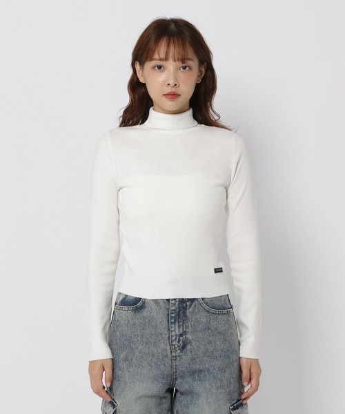 3.3 Field Trip （3.3フィールドトリップ）の「3.3 Field Trip／タートルネックロングスリーブ（ニット/セーター・レディース・グレー/ホワイト/ブラック・FREE）」の12枚目の写真