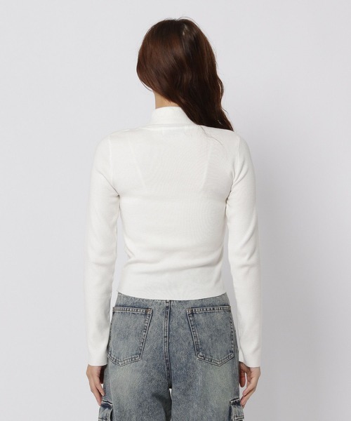 3.3 Field Trip （3.3フィールドトリップ）の「3.3 Field Trip／タートルネックロングスリーブ（ニット/セーター・レディース・グレー/ホワイト/ブラック・FREE）」の14枚目の写真