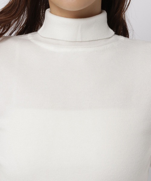 3.3 Field Trip （3.3フィールドトリップ）の「3.3 Field Trip／タートルネックロングスリーブ（ニット/セーター・レディース・グレー/ホワイト/ブラック・FREE）」の15枚目の写真