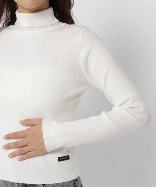 3.3 Field Trip （3.3フィールドトリップ）の「3.3 Field Trip／タートルネックロングスリーブ（ニット/セーター・レディース・グレー/ホワイト/ブラック・FREE）」の7枚目の写真