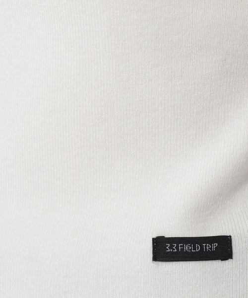 3.3 Field Trip （3.3フィールドトリップ）の「3.3 Field Trip／タートルネックロングスリーブ（ニット/セーター・レディース・グレー/ホワイト/ブラック・FREE）」の4枚目の写真