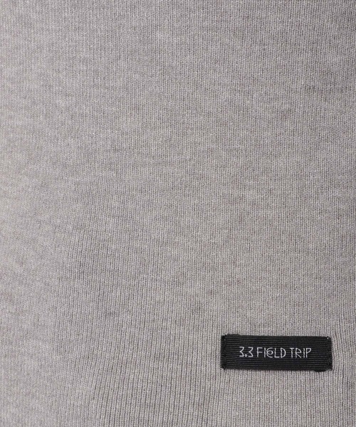 3.3 Field Trip （3.3フィールドトリップ）の「3.3 Field Trip／タートルネックロングスリーブ（ニット/セーター・レディース・グレー/ホワイト/ブラック・FREE）」の5枚目の写真