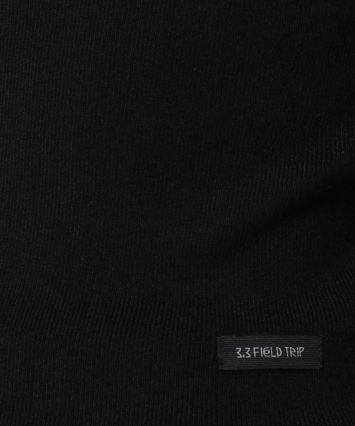 3.3 Field Trip （3.3フィールドトリップ）の「3.3 Field Trip／タートルネックロングスリーブ（ニット/セーター・レディース・グレー/ホワイト/ブラック・FREE）」の6枚目の写真