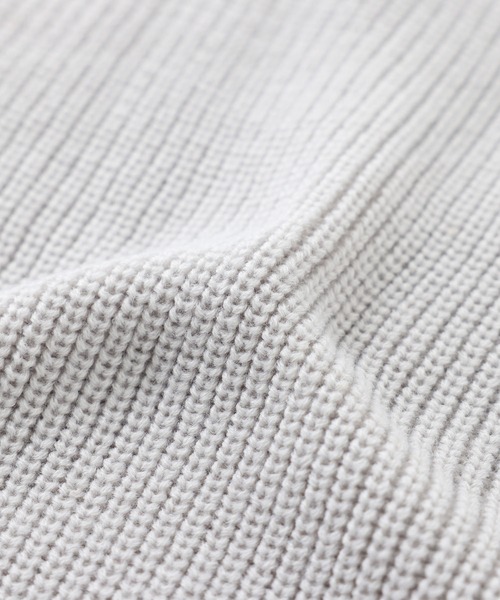 kOhAKU（コハク）の「『アシメ衿デザインニット』（ニット/セーター・レディース・ライトグレー/ブラック・FREE）」の8枚目の写真