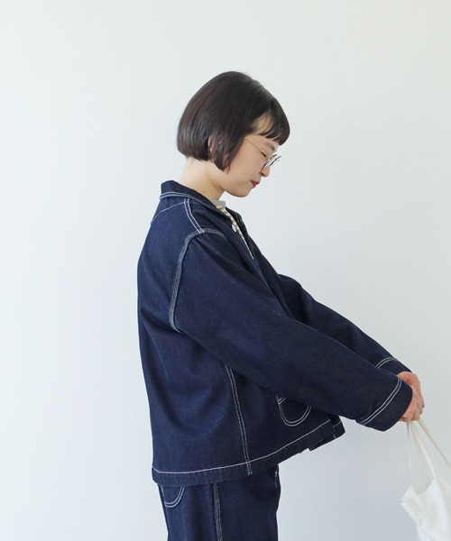 PAR ICI（パーリッシィ）の「デニム/カツラギ ウォッシュ