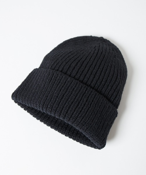 RACAL（ラカル）の「Whole Garment Huge Knit Beanie / ホールガーメントビッグシルエットニットワッチ（ニットキャップ/ビーニー・レディース・ベージュ/オレンジ/ブラウン/グレー/チャコールグレー/ブルー/アイボリー/ブラック・FREE）」の12枚目の写真