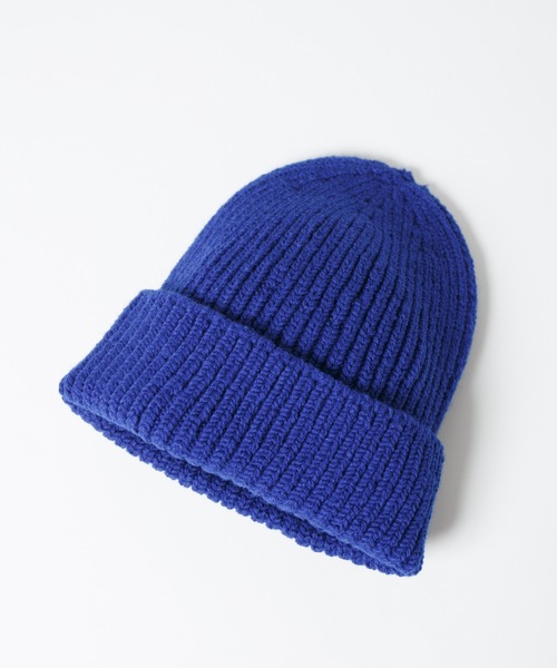 RACAL（ラカル）の「Whole Garment Huge Knit Beanie / ホールガーメントビッグシルエットニットワッチ（ニットキャップ/ビーニー・レディース・ベージュ/オレンジ/ブラウン/グレー/チャコールグレー/ブルー/アイボリー/ブラック・FREE）」の14枚目の写真