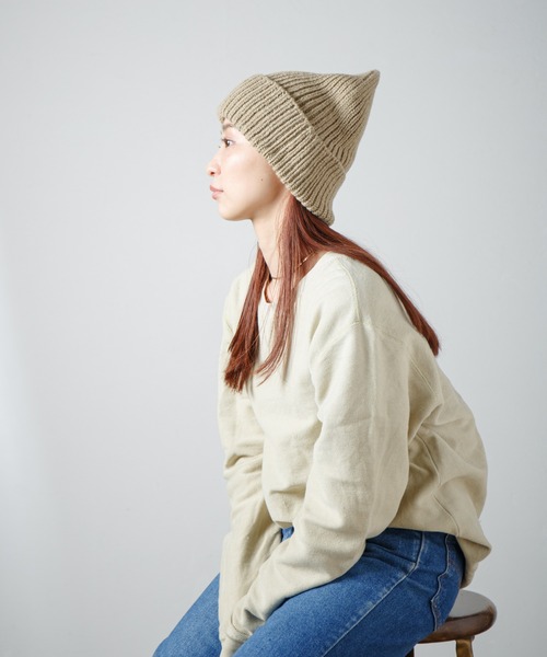 【セール】Whole Garment Huge Knit Beanie / ホールガーメントビッグシルエットニットワッチ（ニットキャップ/ビーニー）｜RACAL（ラカル）